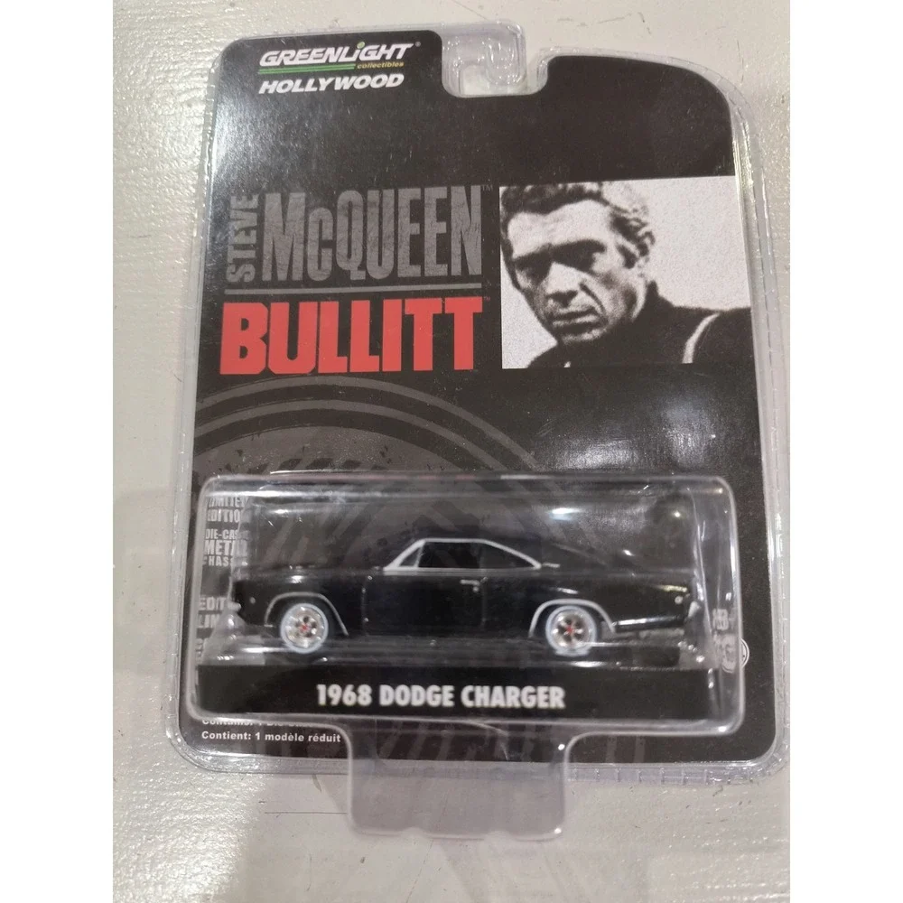 GREENLIGHT Hollywood Steve McQueen BULLITT 1968 Dodge Charger Diecast Car #44741